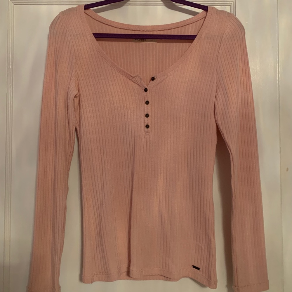 Pink long sleeve shirt